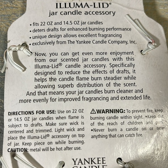 Yankee candle jar lid pewter finish - Picture 3 of 6
